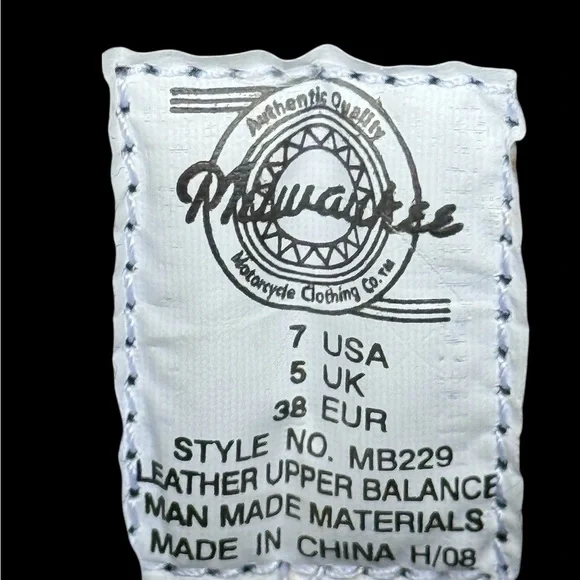 Milwaukee Leather Motorcycle Boots – Rugged Meets Chic! - Picture 6 of 6